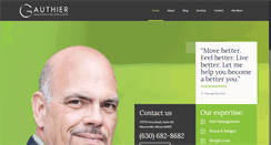 Desktop Screenshot of gauthierhealthcare.com